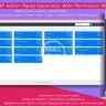 Automatic Responsive Admin Panel Generator with Permission Management from MySQL Database