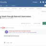 Slash through Banned Usernames