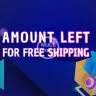 Amount Left for free shipping