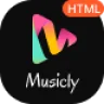 Musicly - Music Bands and Musicians HTML Template