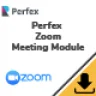 Perfex Zoom Meeting Module