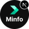 Minfo - Tailwind Personal Resume NextJS Template