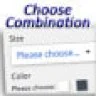 Please choose attributes - Product combination check