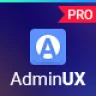 Adminux PRO Dashboard HTML Bootstrap 4, Angular 8, React, laravel Starterkit