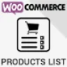 Woocommerce Products List Pro