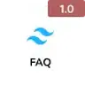 QuestionAsked - Tailwind CSS FAQ Section HTML Template