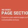 No Boss Page Sections