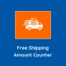 Free Shipping Amount Counter