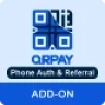 QRPay Phone Authentication and User Referral Addon