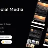 SnapSphere - Social Media Application Flutter UI